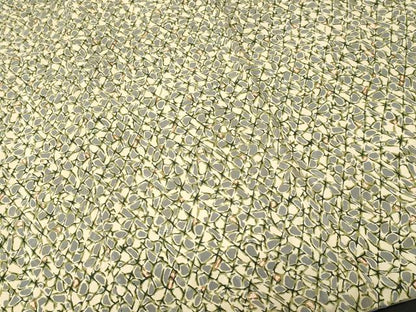 平和屋着物■上質な小紋　抽象文様　正絹　逸品　CABK4321ev