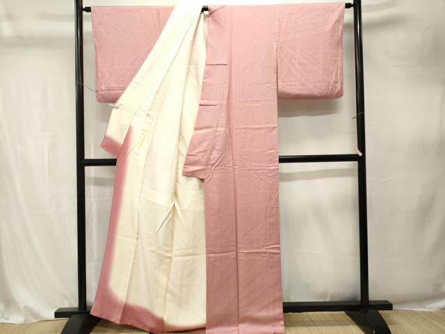 平和屋着物■江戸小紋　花唐草文　正絹　逸品　CABK4323ev