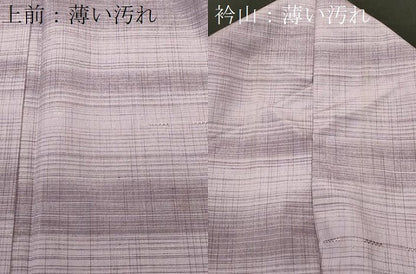 平和屋着物■上質な紬　刺繍　横段文　ますいわ屋扱い　正絹　逸品　CABK4358ev