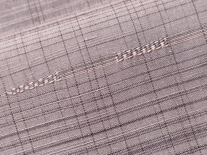 平和屋着物■上質な紬　刺繍　横段文　ますいわ屋扱い　正絹　逸品　CABK4358ev