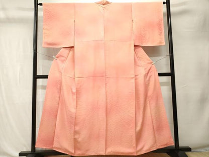 平和屋着物■上質な小紋　青海波花文　暈し染め　正絹　逸品　CABK4374ev