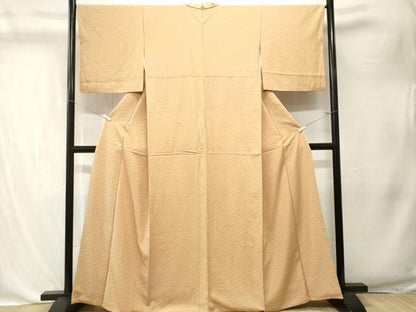 平和屋着物■江戸小紋　瓦小紋柄　正絹　逸品　CABK4375ev