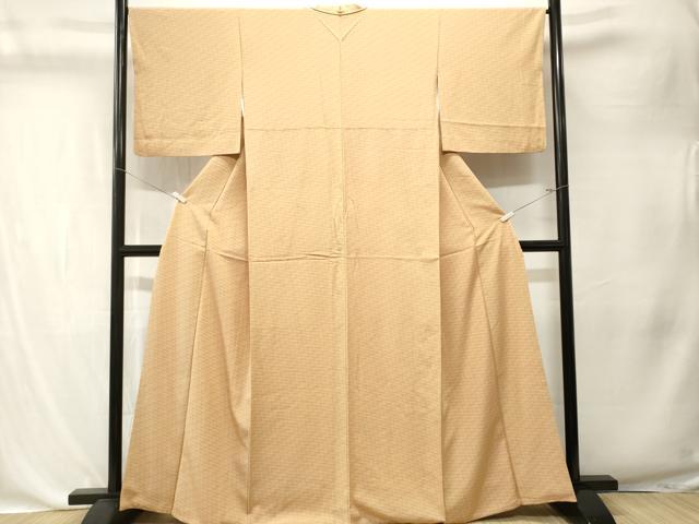 平和屋着物■江戸小紋　瓦小紋柄　正絹　逸品　CABK4375ev