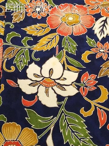 平和屋着物■上質な小紋　花唐草文　金彩　正絹　逸品　CABK4378ev