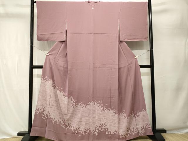 平和屋着物■豪華色留袖　刺繍　流水枝葉文　シルエット　正絹　逸品　CABK4381ev