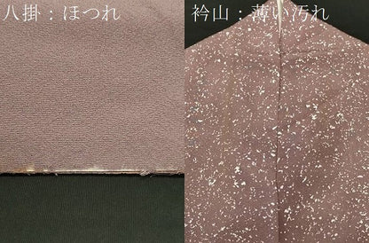 平和屋着物■上質な小紋　あられ文　正絹　逸品　CABK4384ev