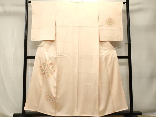 平和屋着物■訪問着　中国三大刺繍　相良刺繍　総刺繍　正倉院花文　暈し染め　正絹　逸品　CABK4394ev