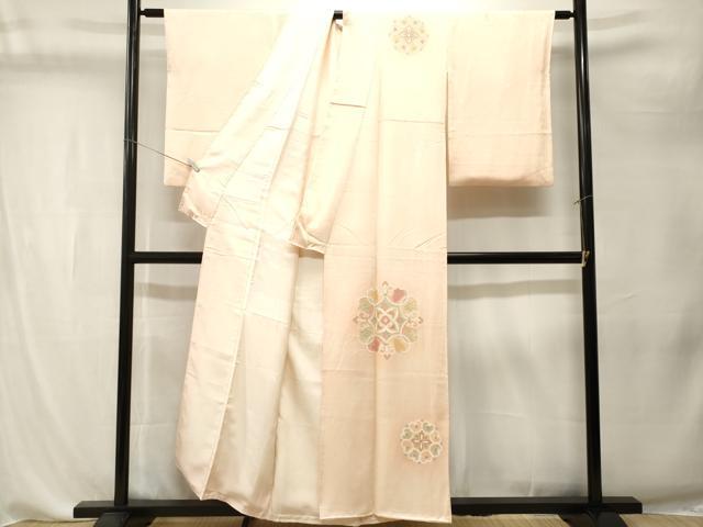 平和屋着物■訪問着　中国三大刺繍　相良刺繍　総刺繍　正倉院花文　暈し染め　正絹　逸品　CABK4394ev