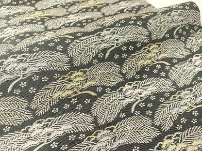 平和屋着物●全通柄袋帯　花松葉　金銀糸　正絹　逸品　CABK4450vp