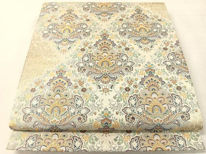 平和屋着物●六通柄袋帯　王妃雅宴文　金糸　正絹　逸品　CABK4460vp