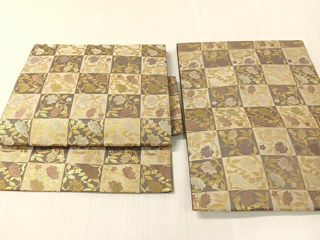 平和屋着物●西陣織　陰山織物謹製　箔屋清兵衛　つけ帯　一期一会　高台寺蒔絵　金糸　正絹　逸品　CABK4481vp