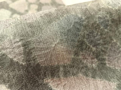 平和屋着物●両面　六通柄袋帯　絞り　切嵌文様　銀通し地　さが美扱い　正絹　逸品　CABK4484vp