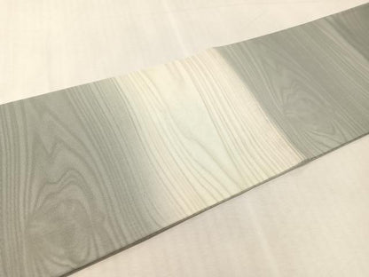平和屋着物●塩瀬　九寸名古屋帯　作家物　杢目文様　正絹　逸品　CABK4523vp