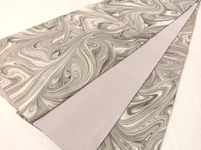 平和屋着物●全通柄　京袋帯　作家　墨彩流染　正絹　逸品　CABK4524vp