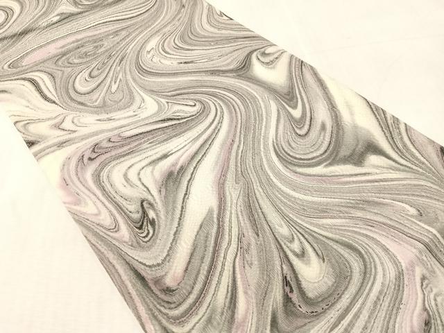 平和屋着物●全通柄　京袋帯　作家　墨彩流染　正絹　逸品　CABK4524vp