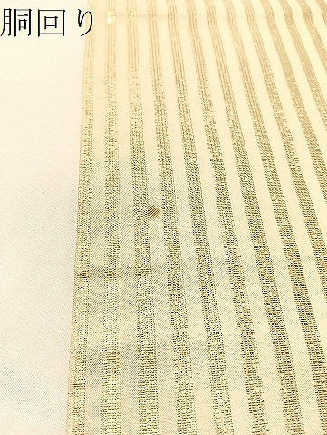 平和屋着物●アンティーク　大正ロマン　丸帯　総手刺繍　休み鳥　金糸　引き抜き帯　正絹　逸品　CABK4567vp