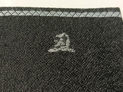 平和屋着物●九寸開き名古屋帯　十二支　丑　黒地　金糸　正絹　逸品　CABK4579vp