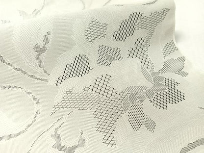 平和屋着物●本場筑前博多織　八寸名古屋帯　更紗唐草文　正絹　逸品　未使用　CABK4587vp