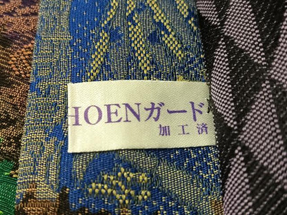 平和屋着物●前田仁仙　仁仙更紗　両面　全通柄袋帯　切嵌鳳凰更紗文　金彩　正絹　逸品　CABK4594vp