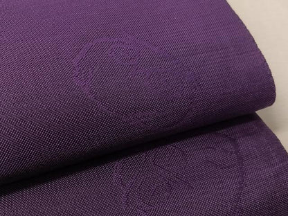 平和屋着物●六通柄袋帯　時代屋　幾何学文様　銀糸　正絹　逸品　CABK4601vp