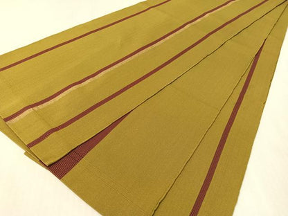 平和屋着物●全通柄京袋　本袋帯　間道　金糸　正絹　逸品　CABK4619vp
