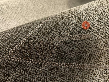 平和屋着物●中国三大刺繍　相良刺繍　両面　太鼓柄袋帯　抽象文様　正絹　逸品　未使用　CABK4621vp