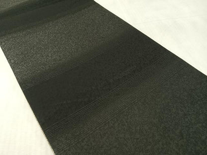 平和屋着物●中国三大刺繍　相良刺繍　両面　太鼓柄袋帯　抽象文様　正絹　逸品　未使用　CABK4621vp