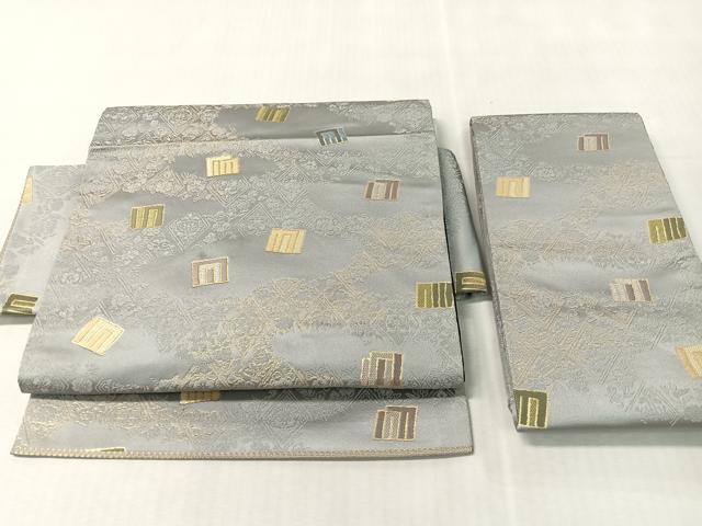 平和屋着物●つけ帯　源氏鑑　金糸　正絹　逸品　CABK4639vp