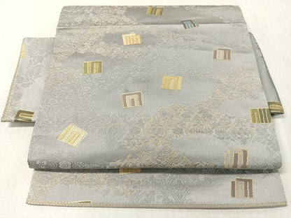 平和屋着物●つけ帯　源氏鑑　金糸　正絹　逸品　CABK4639vp