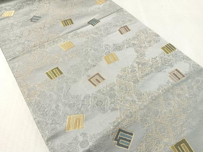 平和屋着物●つけ帯　源氏鑑　金糸　正絹　逸品　CABK4639vp