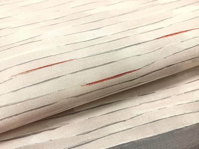 平和屋着物●塩瀬　つけ帯　ろうけつ染　霞文　金彩　正絹　逸品　CABK4640vp
