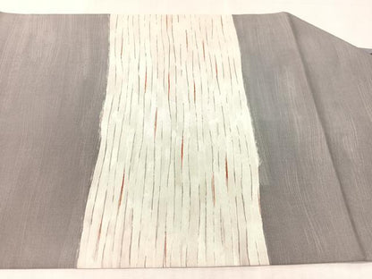平和屋着物●塩瀬　つけ帯　ろうけつ染　霞文　金彩　正絹　逸品　CABK4640vp