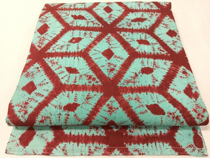 平和屋着物●つけ帯　総絞り　麻の葉文様　正絹　逸品　CABK4642vp