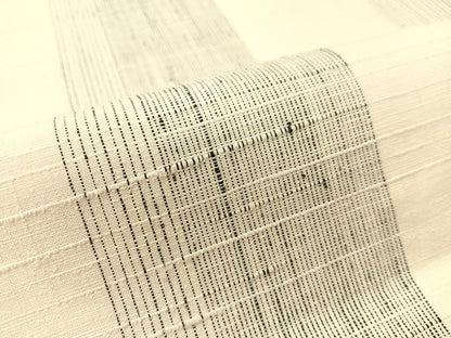 平和屋着物●染色作家　小溝一夫　両面　つけ帯　紬地　吉祥間道　正絹　逸品　CABK4644vp