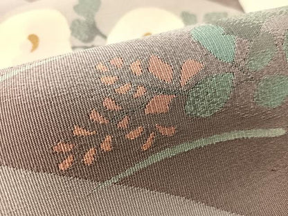平和屋着物●爪掻き本綴れ　八寸名古屋帯　万寿菊　正絹　逸品　CABK4648vp