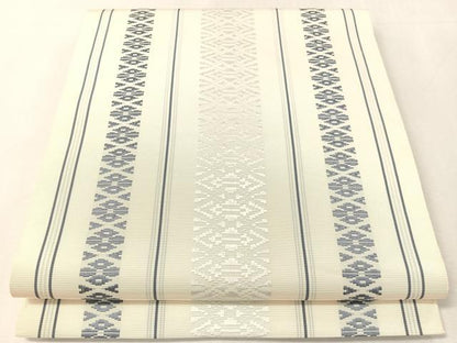 平和屋着物●本場筑前博多織　八寸名古屋帯　献上　正絹　逸品　CABK4660vp