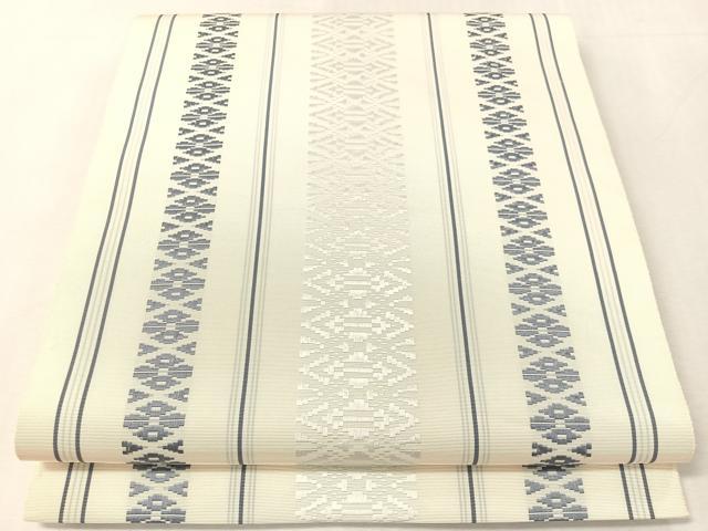 平和屋着物●本場筑前博多織　八寸名古屋帯　献上　正絹　逸品　CABK4660vp
