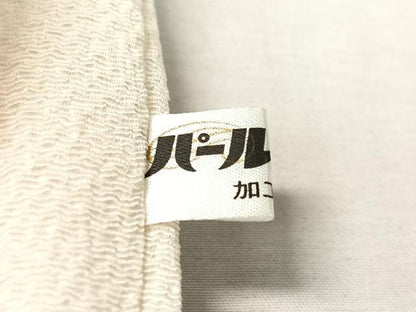 平和屋着物●人間国宝・羽田登喜男　九寸名古屋帯　鴛鴦　金銀彩　鬼しぼ縮緬　正絹　逸品　CABK4672vp