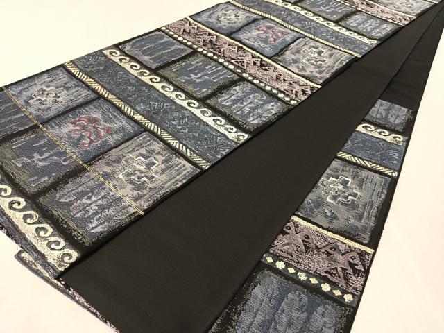 平和屋着物●螺鈿　袋帯　壁画文様　金彩　正絹　逸品　CABK4717vp
