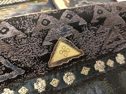 平和屋着物●螺鈿　袋帯　壁画文様　金彩　正絹　逸品　CABK4717vp