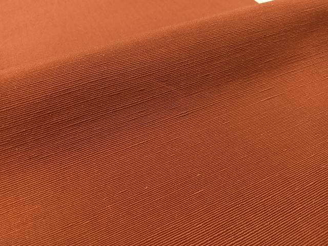 平和屋着物●全通柄　本袋帯　紬地　栗梅色　正絹　逸品　CABK4738vp