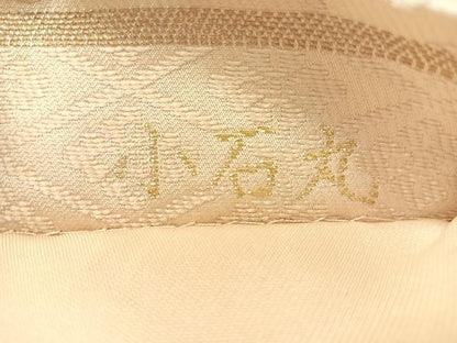 平和屋着物●六通柄袋帯　能衣装唐織　小石丸　草花丸文　金糸　正絹　逸品　CABK4740vp