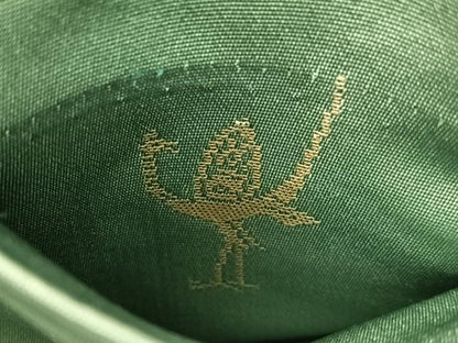 平和屋着物●西陣　白綾苑大庭　六通柄袋帯　片輪車花文　金糸　正絹　逸品　CABK4741vp