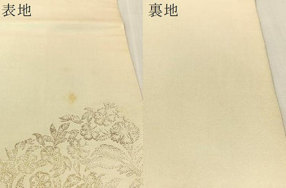 平和屋着物●龍村平蔵製　六通柄　本袋帯　宝鏡唐華文　金銀糸　正絹　逸品　CABK4749vp