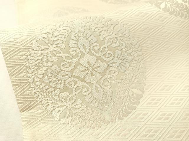 平和屋着物●六通柄袋帯　唐織　幸菱八つ藤文様　正絹　逸品　CABK4770vp