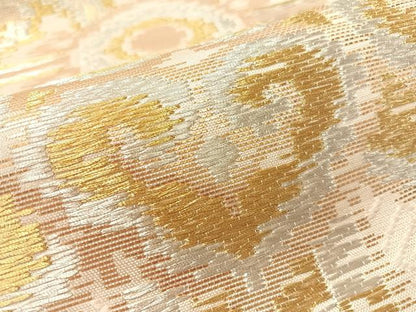 平和屋着物●六通柄　本袋帯　小蜀江　金銀糸　正絹　逸品　CABK4772vp