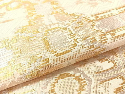 平和屋着物●六通柄　本袋帯　小蜀江　金銀糸　正絹　逸品　CABK4772vp