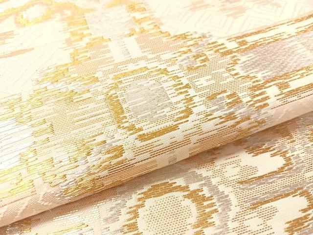 平和屋着物●六通柄　本袋帯　小蜀江　金銀糸　正絹　逸品　CABK4772vp