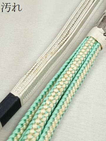 平和屋着物●和装小物　帯締め10本セット　高麗組　笹浪組　冠組　大和組　礼装用　金糸　逸品　未使用　CABK4813qe