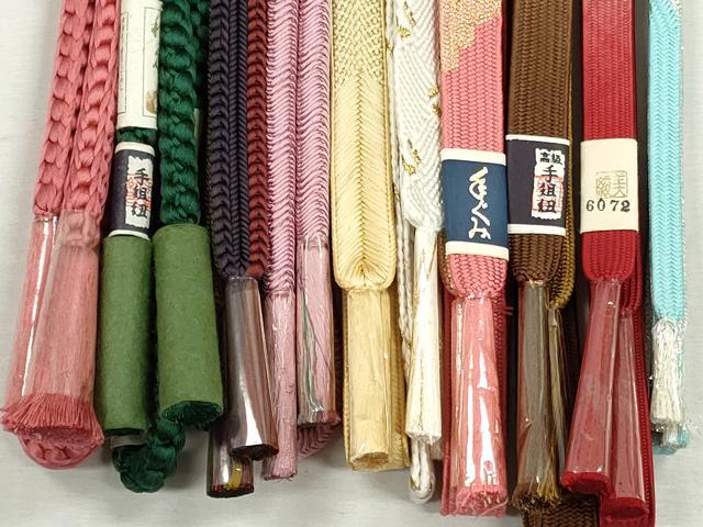平和屋着物●和装小物　帯締め10本セット　高麗組　大和組　奈良組　礼装用　金銀糸　逸品　未使用　CABK4814qe